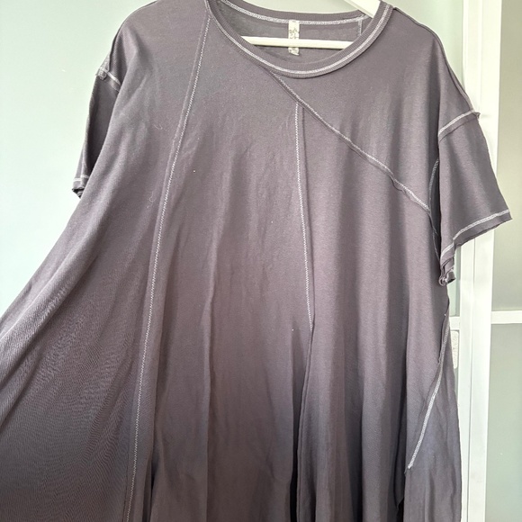 Grey Swing T-shirt from Intately by Free People NWT Sz. M - Picture 2 of 9